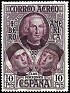 Spain 1930 Descubrimiento America 10 PTS Violeta Edifil 565